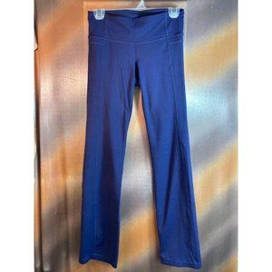 ATHLETA Activewear Athletics Leggings Low Rise Pull on Navy Blue Size S. Box S1